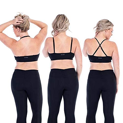 Women's Adjustable Sports Bra with Removable Pads, Versatile Workout Bra