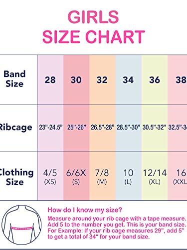 Girls' Seamless Racerback Sport Bra