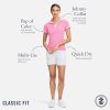 Women's Polo Shirt Performance Stretch Short Sleeve