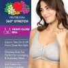 Women's Multi-Pack Front Closure Cotton Bra