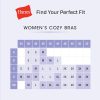 Women's Cozy Wireless Bra, Full-Coverage Pullover Bra, Seamless T-Shirt Bra