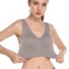 3 Pack Sports Bras for Women Wirefree Padded Workout Yoga Gym Fitness Bra Medium Support