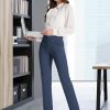 Buttery Soft Women's Bootcut Yoga Pants with 4 Pockets Tummy Control Workout Bootleg Work Pants