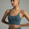 41r80crsybL.jpg Women's Dreamlux Bowknot Strappy Sports Bras Light Impact Workout Yoga Tops
