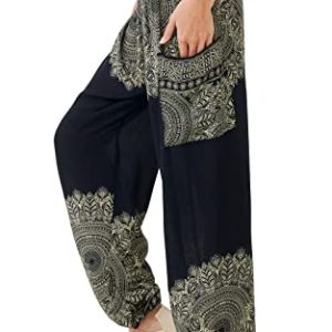 Boho Pants for Women - Hippie Harem Pants Women - Womens Yoga Pants – Comfy Bohemian Flowy Hippie Clothes