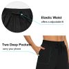 41sgmfeVQaL.jpg Womens Capri Pants Loose Yoga Pants Wide Leg Drawstring Comfy Lounge Pajama Capris Sweatpants with Pockets