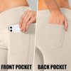 Women's Yoga Pants 4 Pockets High Waist Dress Pants Tall Bootcut Work Pants
