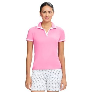 Women's Polo Shirt Performance Stretch Short Sleeve