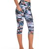 41yXC86lBoL.jpg Women's High Waisted Yoga Capris with Pockets, Tummy Control Non See Through Workout Athletic Running Capri Leggings