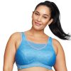 Women's Plus Size No-Bounce Camisole Sports Bra Wirefree 1067