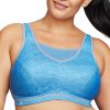 Women's Plus Size No-Bounce Camisole Sports Bra Wirefree 1067