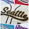 Custom Mens/Women/Youth Seattle Baseball Stitched T-Shirt for Sports Fan