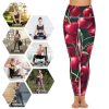 Fresh Cherry Fruits Women's Yoga Pants Stretch Leggings with Pockets High Waist for Workout