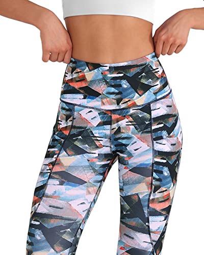 51bpciEyYEL.jpg Women's High Waisted Yoga Capris with Pockets, Tummy Control Non See Through Workout Athletic Running Capri Leggings