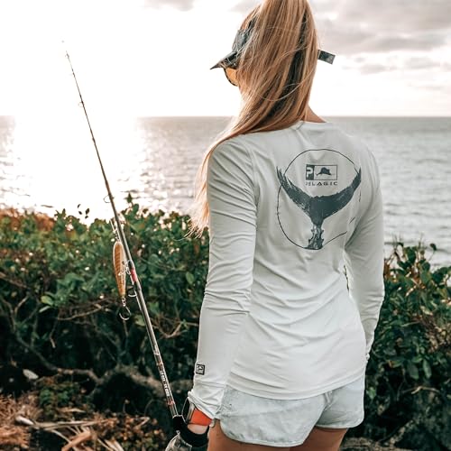 Women's Aquatek Tails Up Fishing Shirt, Long Sleeve, UPF 50+ Protection, Ultra Soft Feel