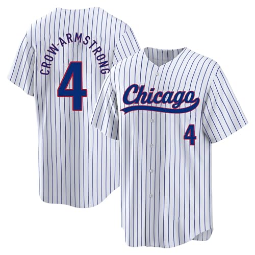 Custom Mens/Women/Youth Chicago Baseball Stitched T-Shirt for Sports Fan