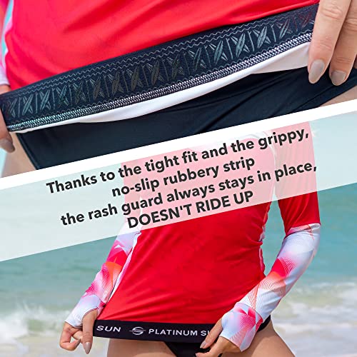 Women Rash Guard Long Sleeve UV UPF 50+ Sun Protection Zip Swim Shirt Rashguard Swimsuit Active