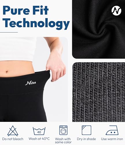 Straight Leg Yoga Pants - Yoga Pants for Women Soft & Breathable Womens Leggings for Gym & Yoga Regular & Plus Size