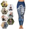 Sailing Ship Women's Yoga Pants Stretch Leggings with Pockets High Waist for Workout