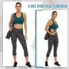 Sports Bras for Women High Impact Racerback Sports Bra Seamless Padded Sports Bra Yoga Bras Workout Bra Activewear Bra